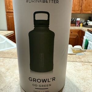 BrüMate Growl'r OD Green Bottle
